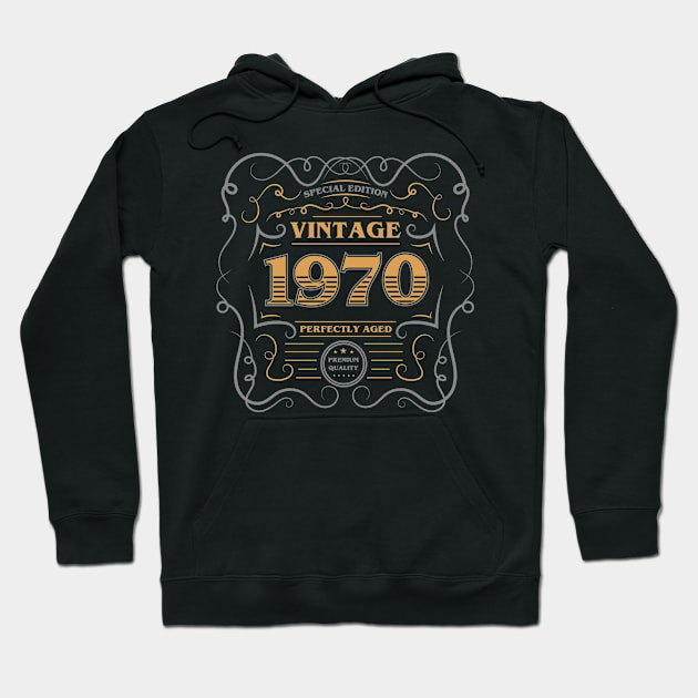 1970 Vintage 50th Birthday Hoodie by deadright